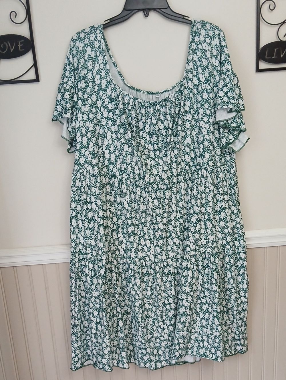 FINAL PRICE! Floral Tiered Smock Dress